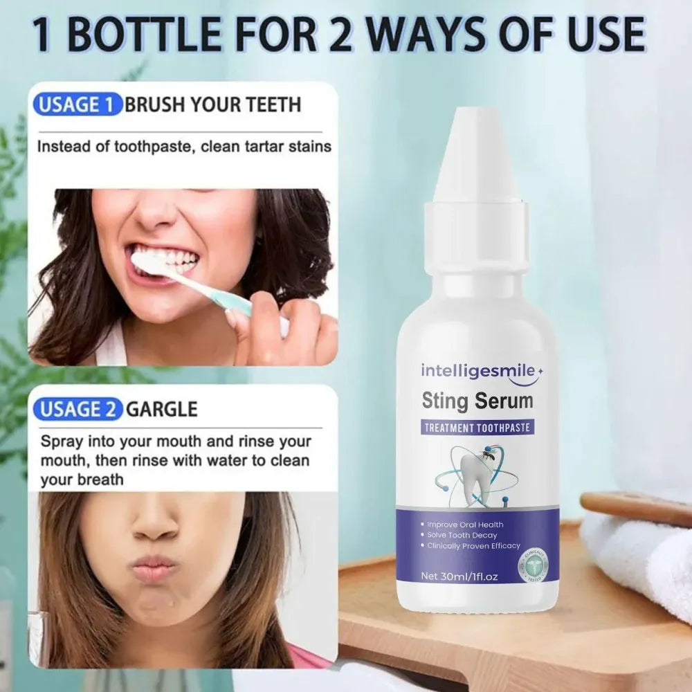 Intelligesmile sting serum toothpaste