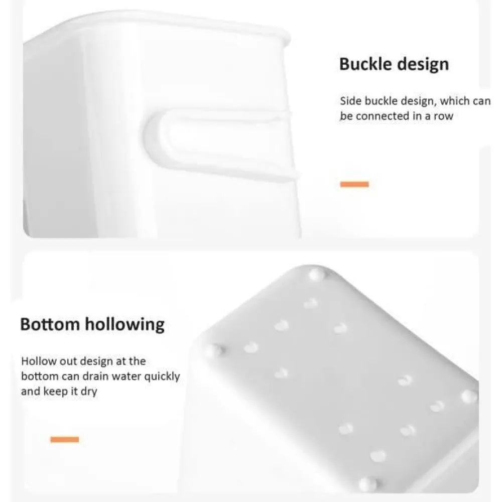 Interlocking storage organizer (pack of 5)