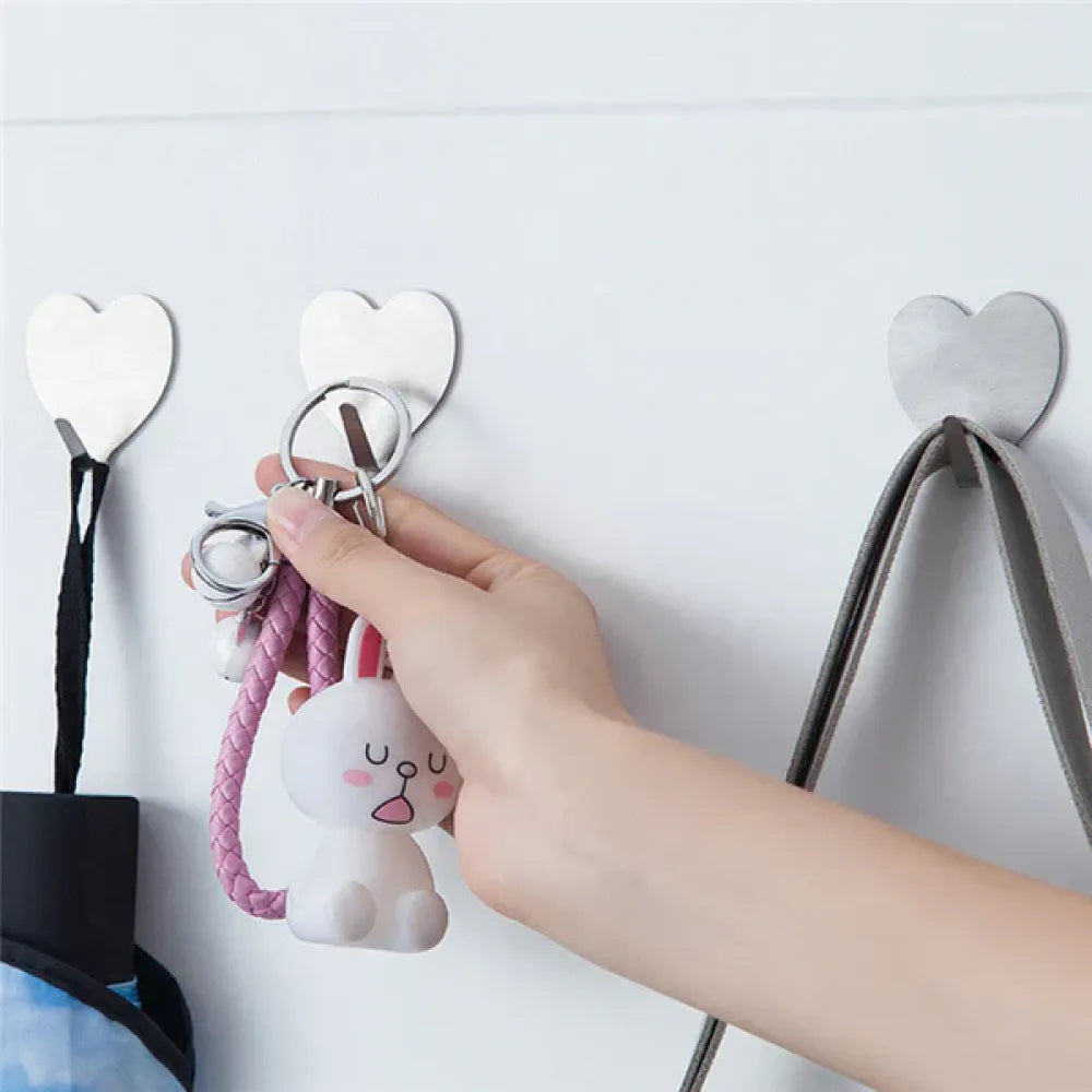 Invisible adhesive hooks - home improvement