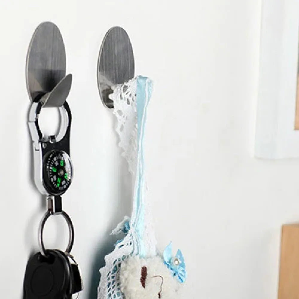 Invisible adhesive hooks - home improvement