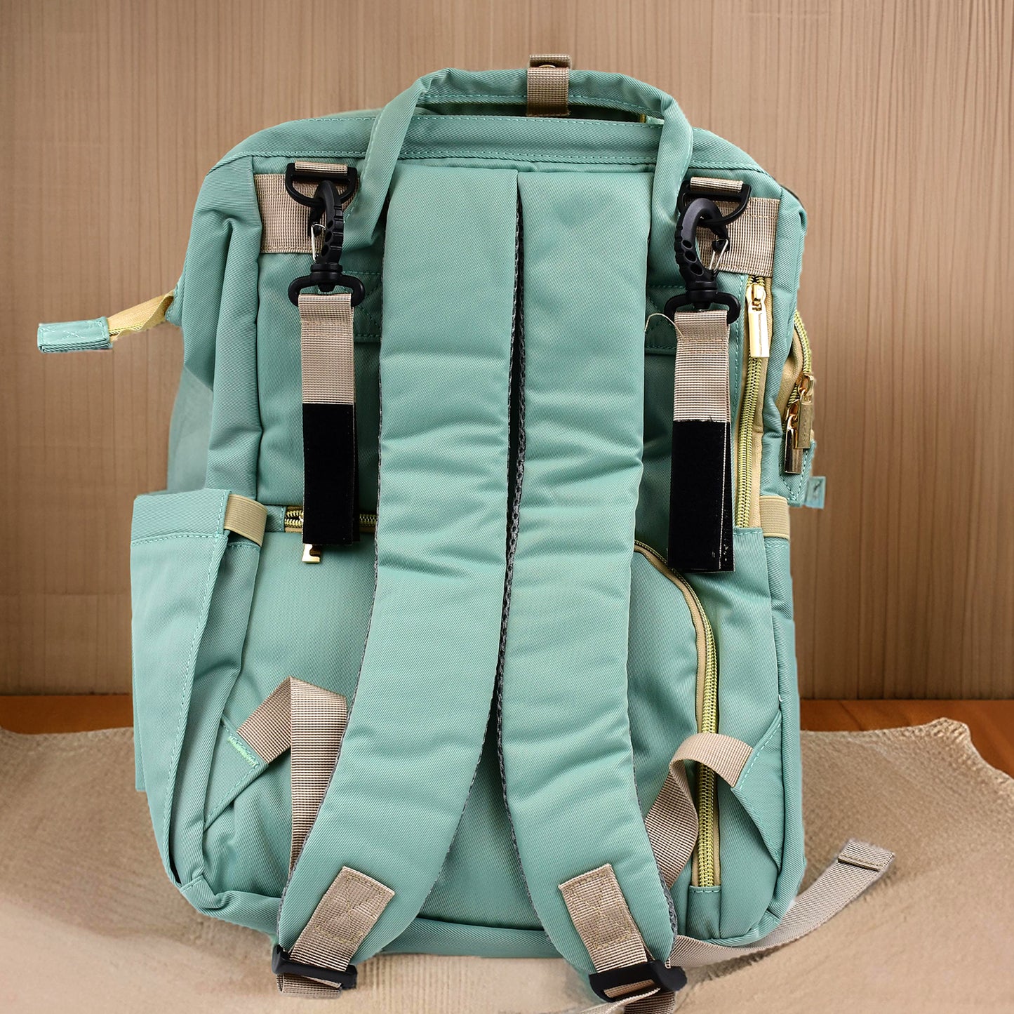 Multipurpose Moms Backpack Diaper Bag (1 Pc 14 Pocket Small)