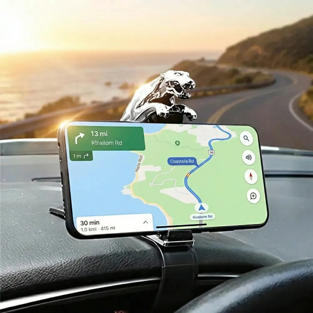 Jaguar dashboard phone holder for car