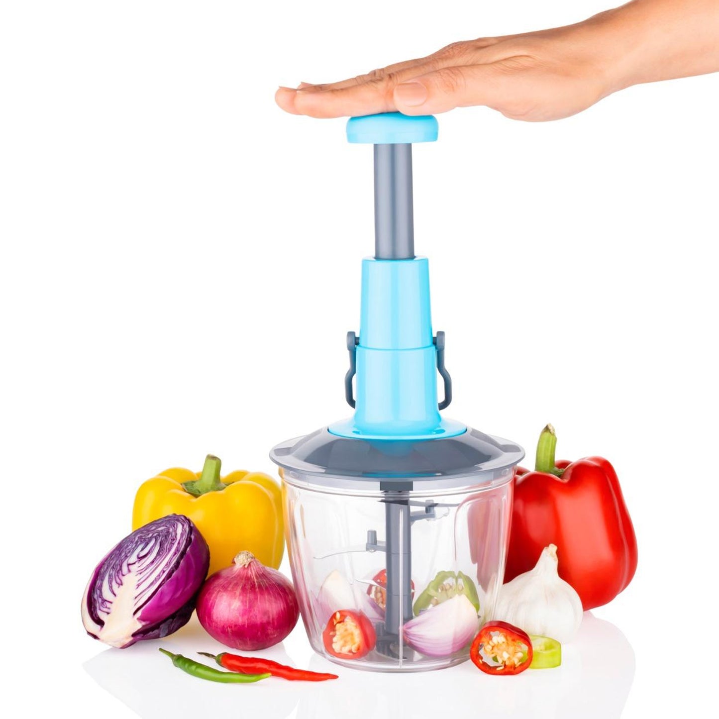 6-Blade Manual Vegetable Chopper