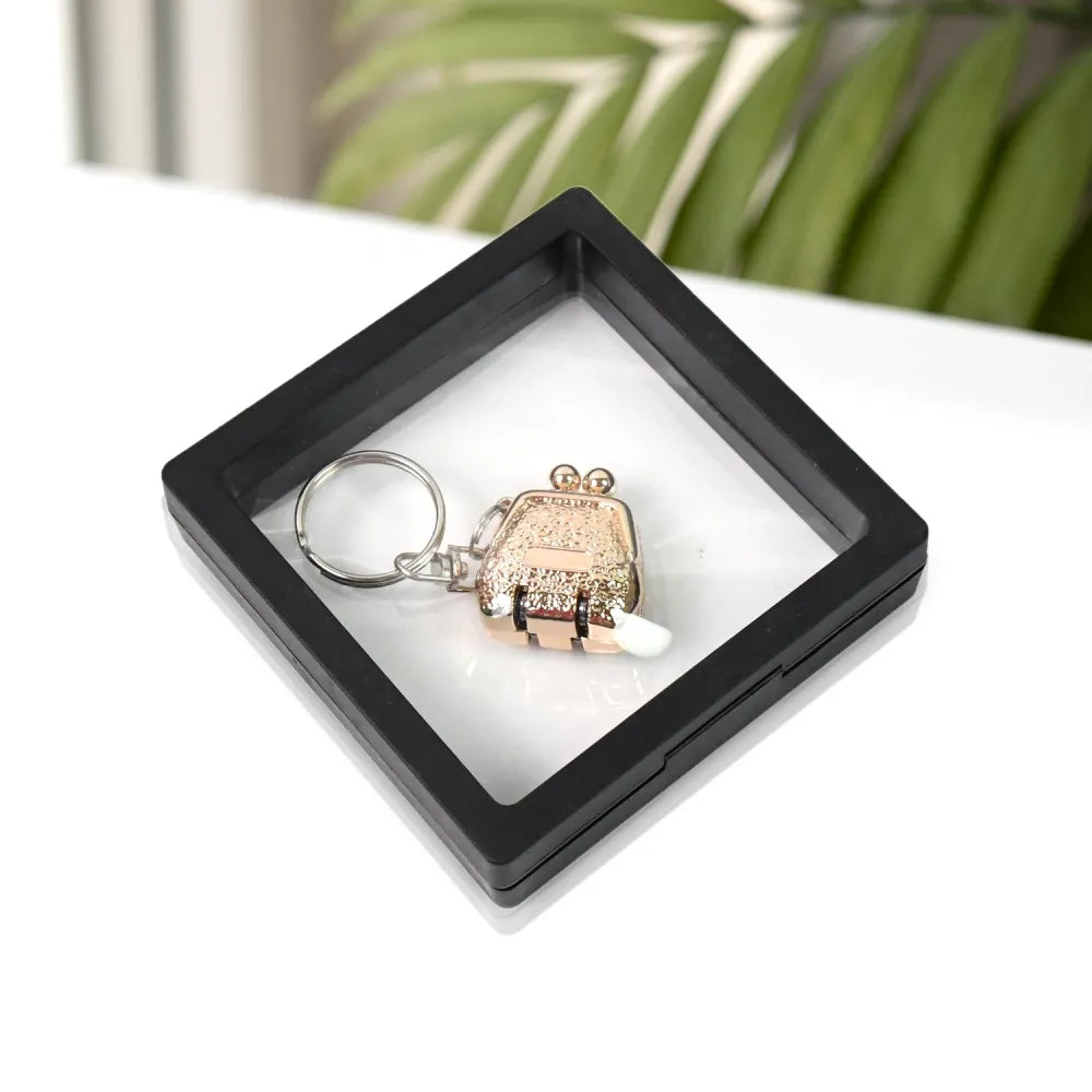 Keychain nail clipper with display - health care