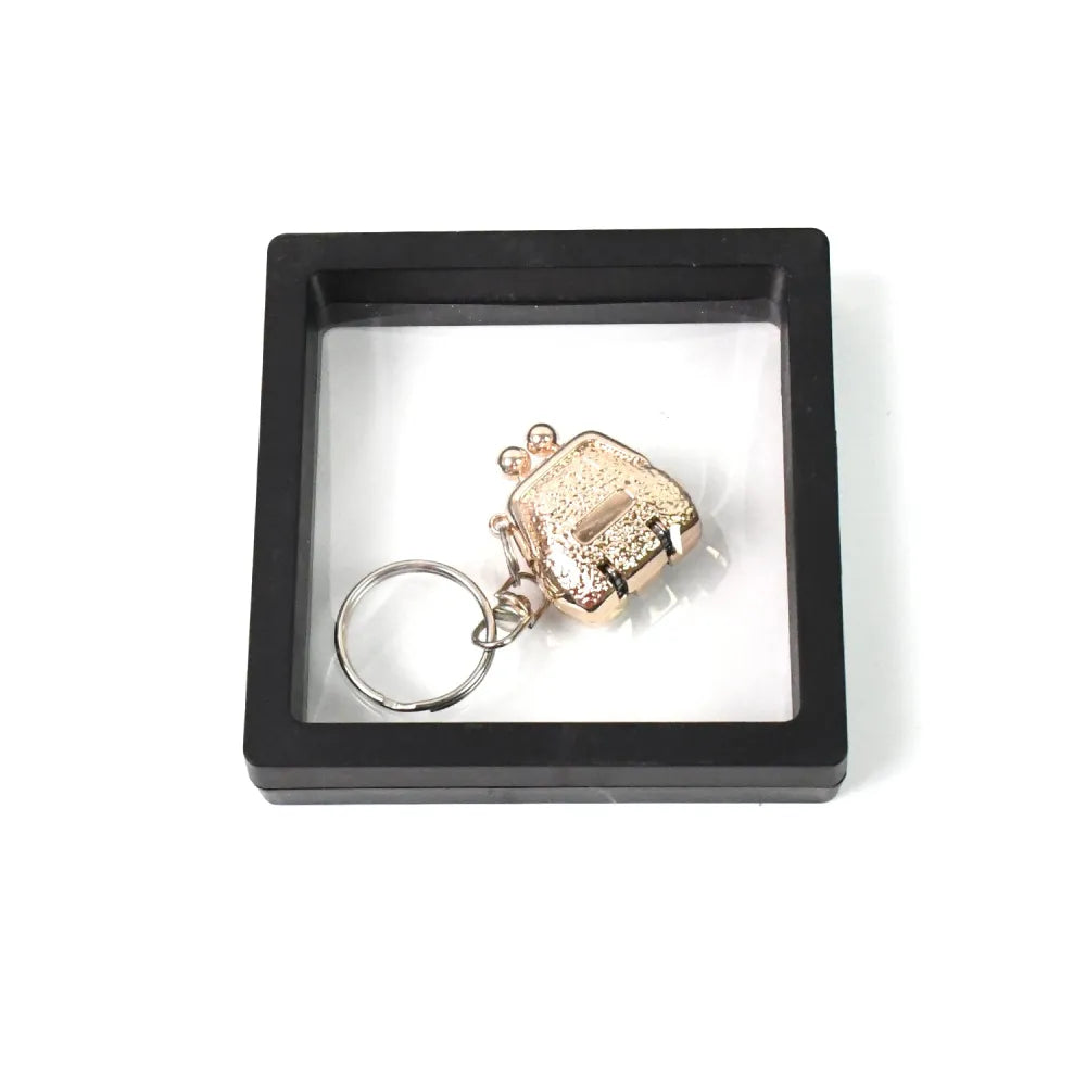 Keychain nail clipper with display - health care