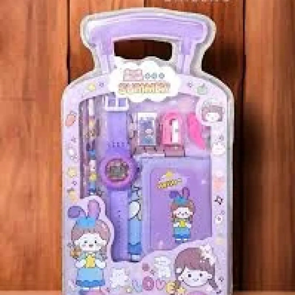 Kids 7-in-1 stationery set - office