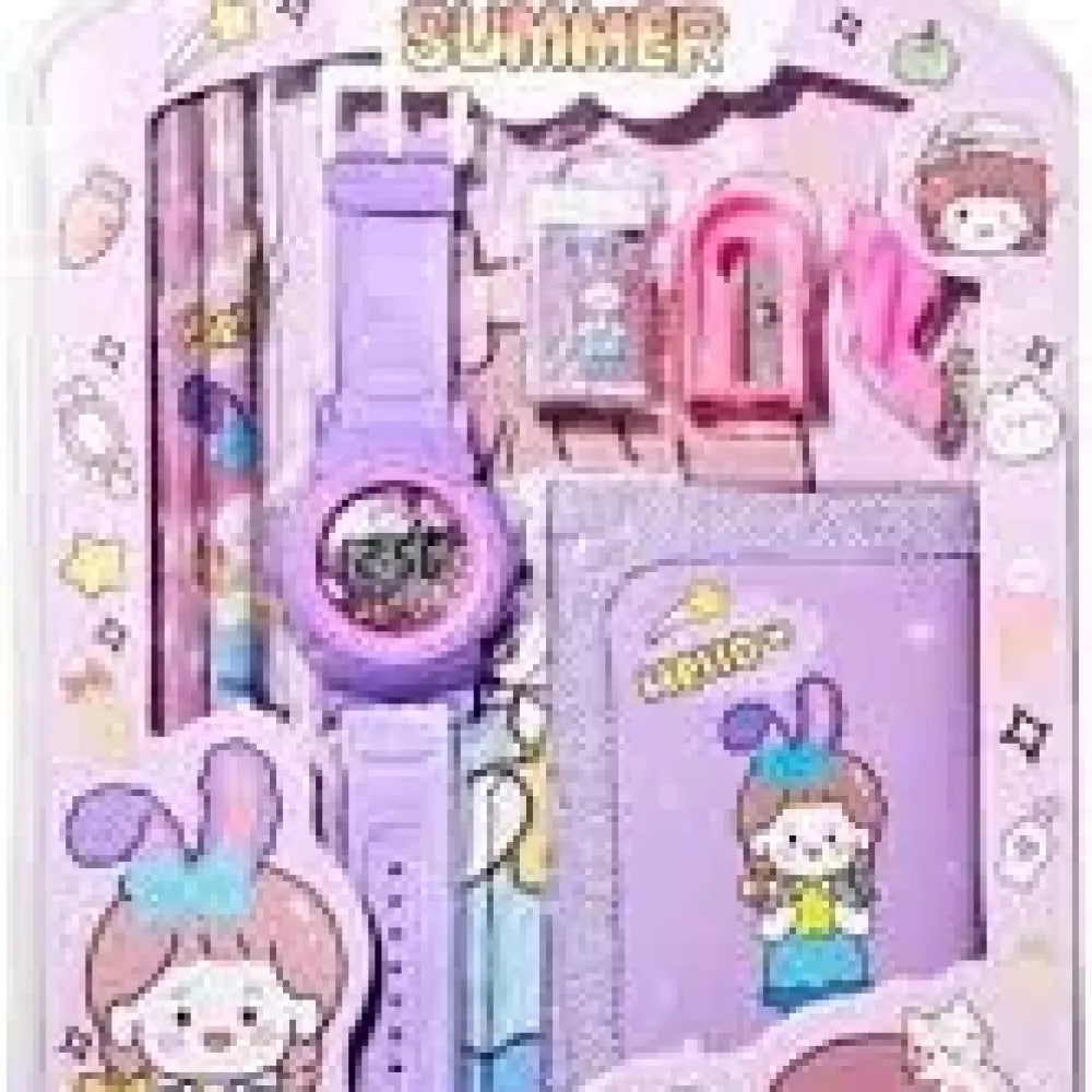 Kids 7-in-1 stationery set - office