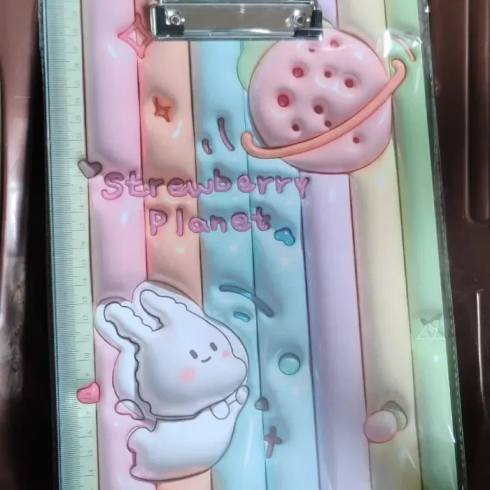 Kids cartoon clipboard pad - office