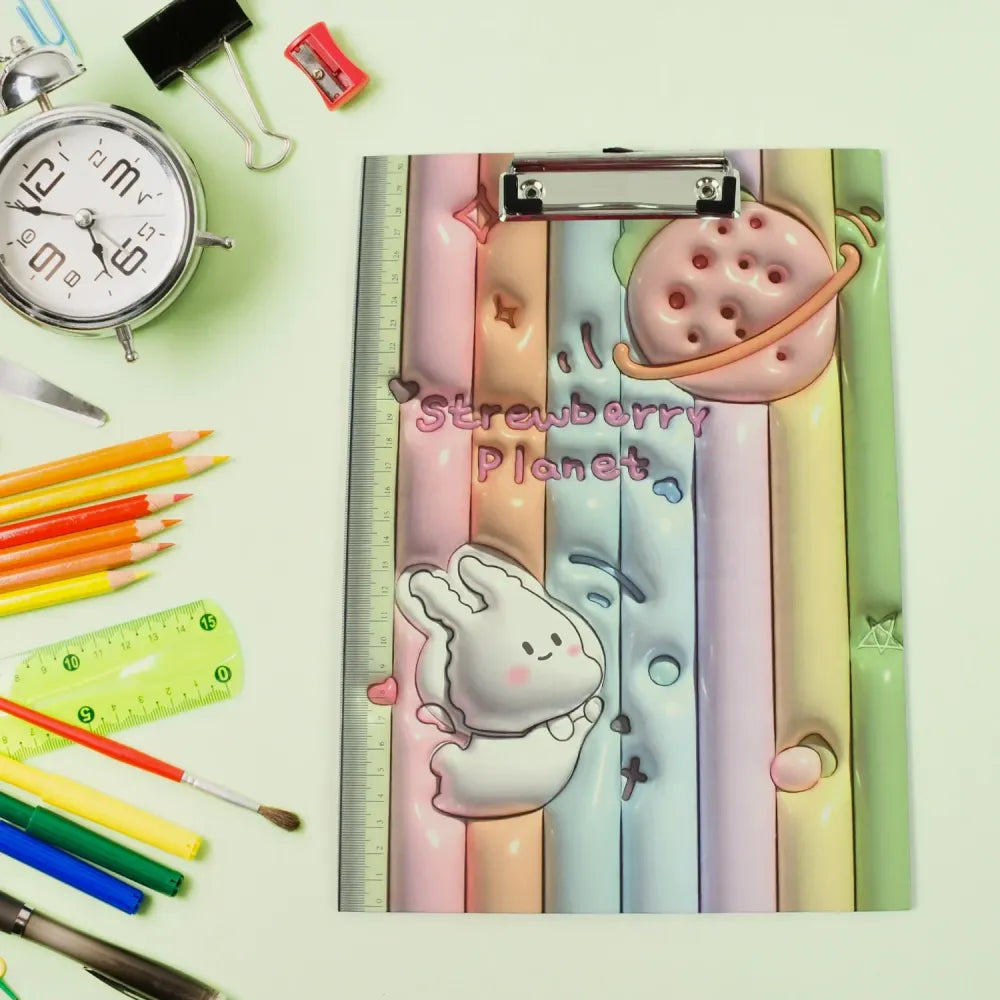 Kids cartoon clipboard pad - office