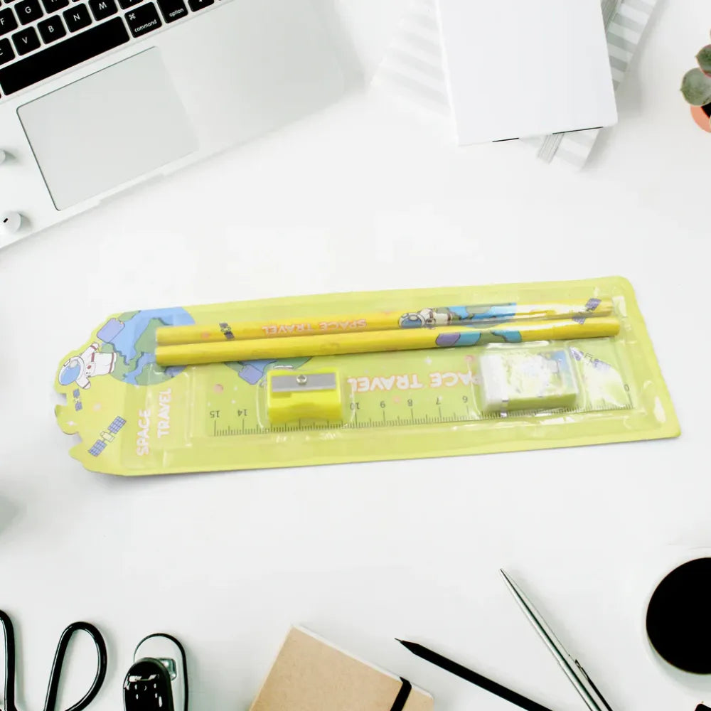 Kids’ cartoon stationery gift set - office