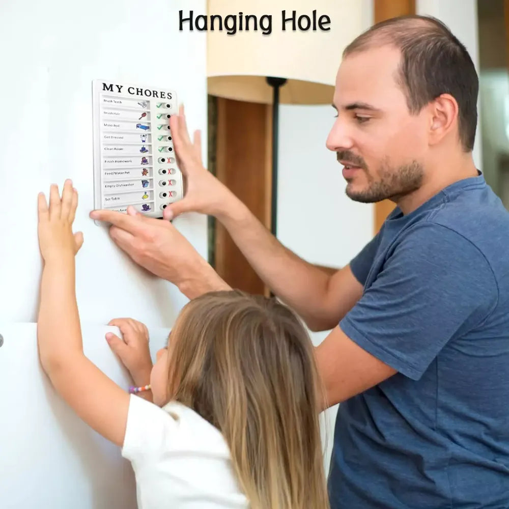Kids’ chore planning board - toys
