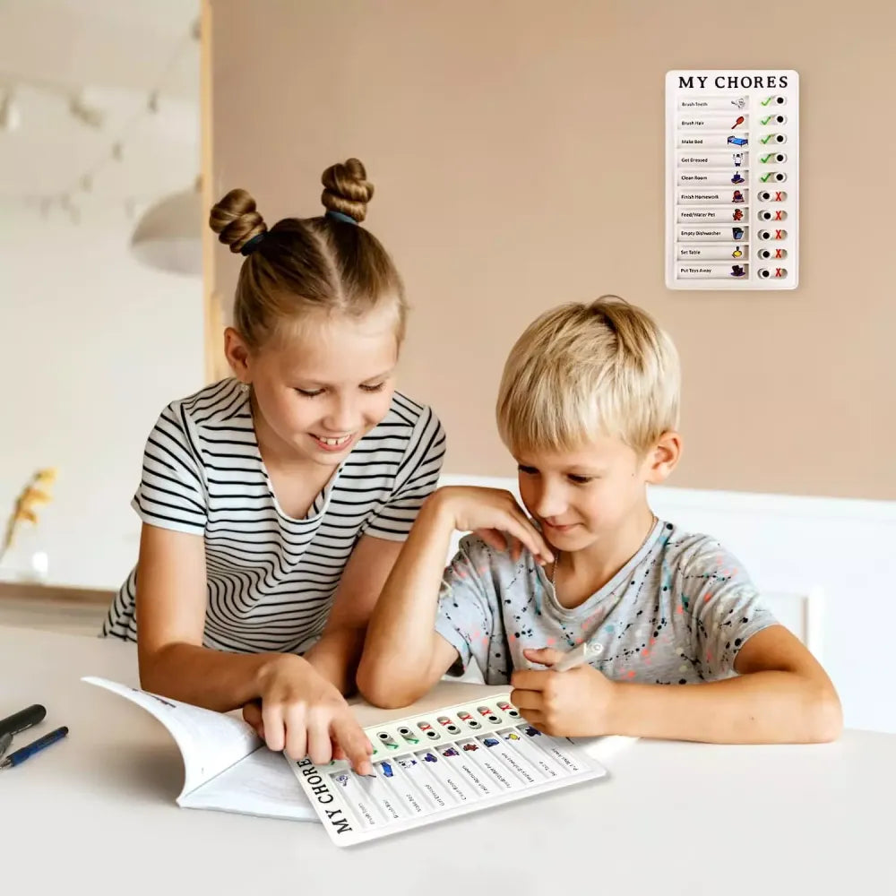 Kids’ chore planning board - toys