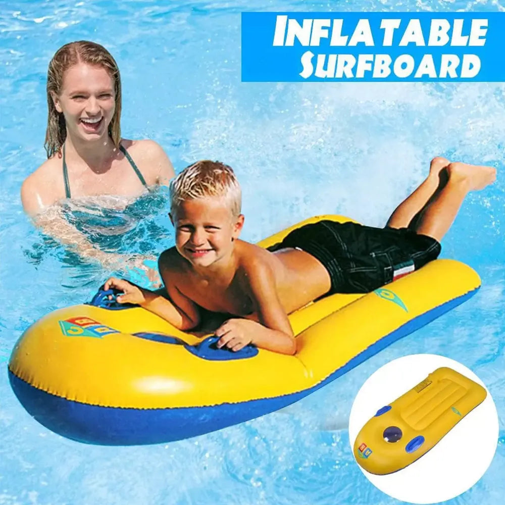 Kids inflatable bodyboard with handles - home improvement