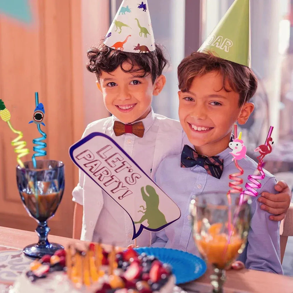 Kidsβ reusable party straws - kitchen tool