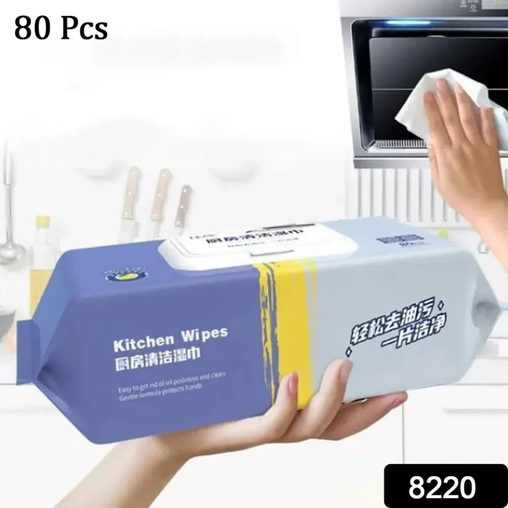 Kitchen cleaning wet wipes – 80 pcs - home &