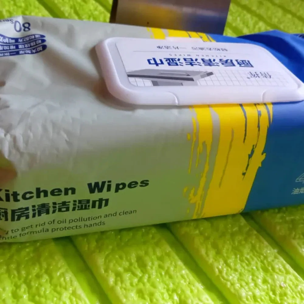 Kitchen cleaning wet wipes – 80 pcs - home &
