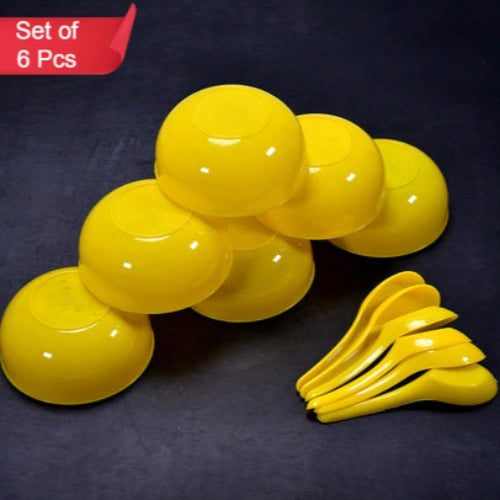 Plastic Soup Bowl Set – 6 Pcs
