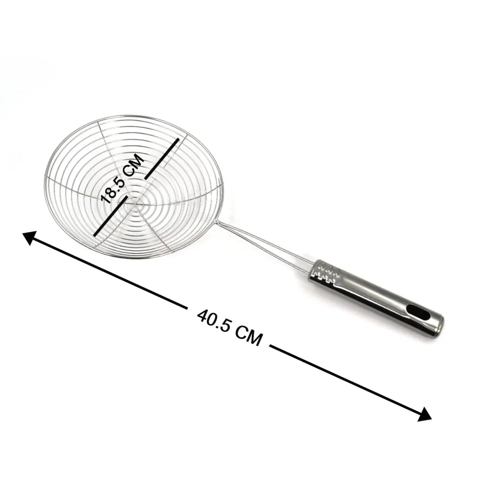 Large stainless steel oil strainer - home & kitchen