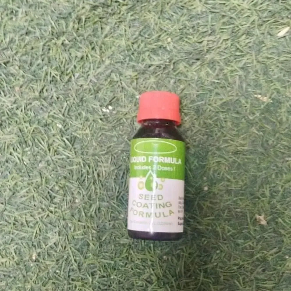 Lawn seed coating spray - gardening