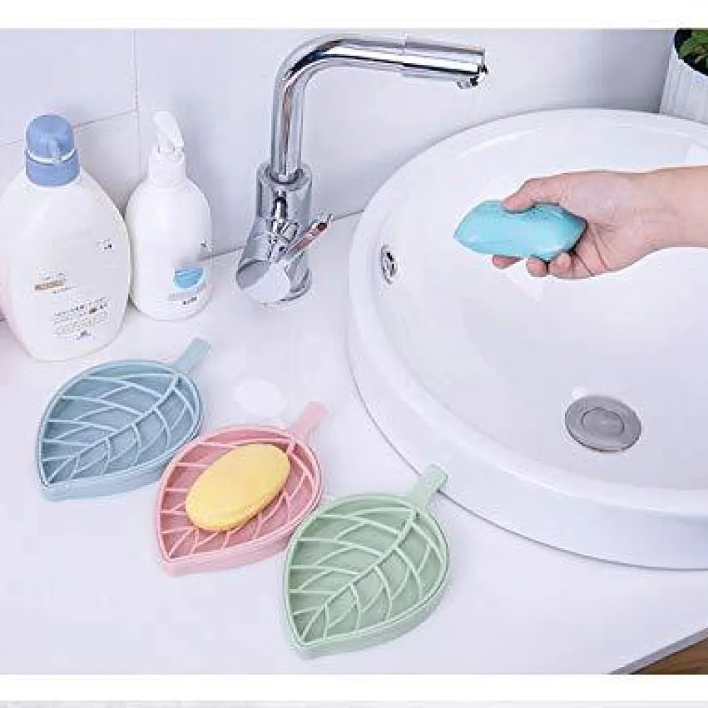 Leaf shape rustproof soap holder - home & kitchen