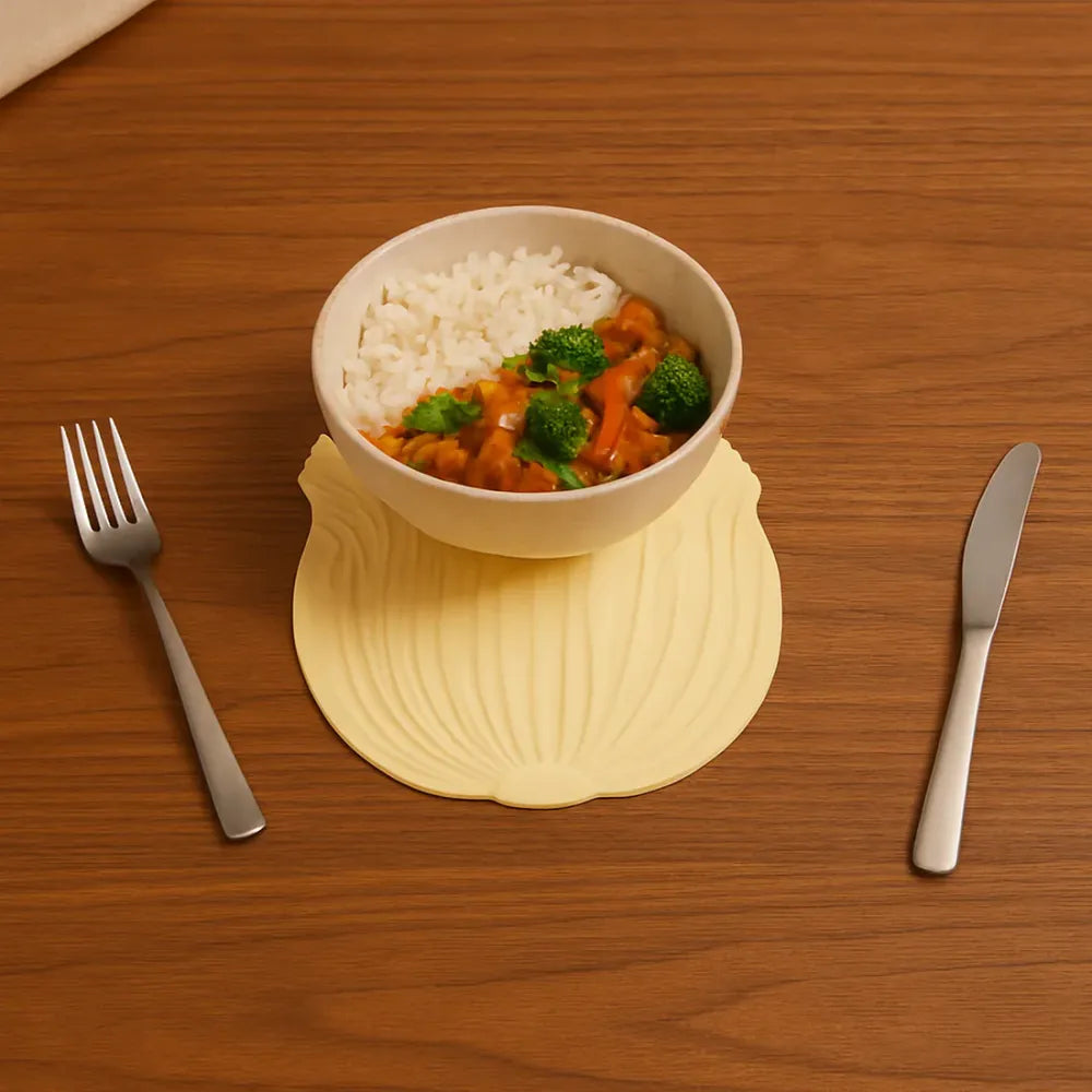 Leaf silicone coaster set - home & kitchen