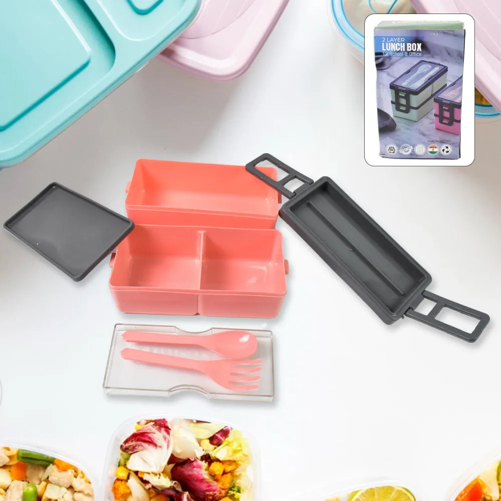 Leak-proof 3-compartment lunch box - home & kitchen