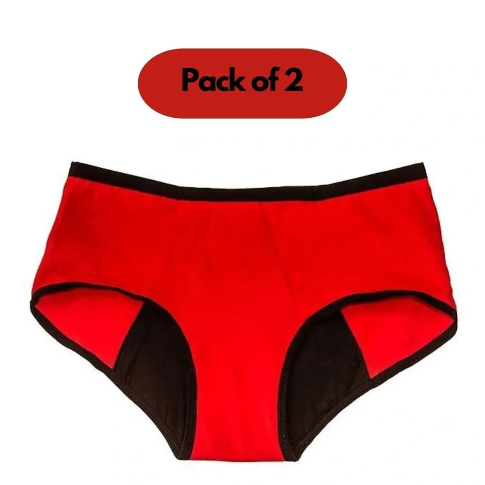 Leak-proof period panty hipster – pack of 2