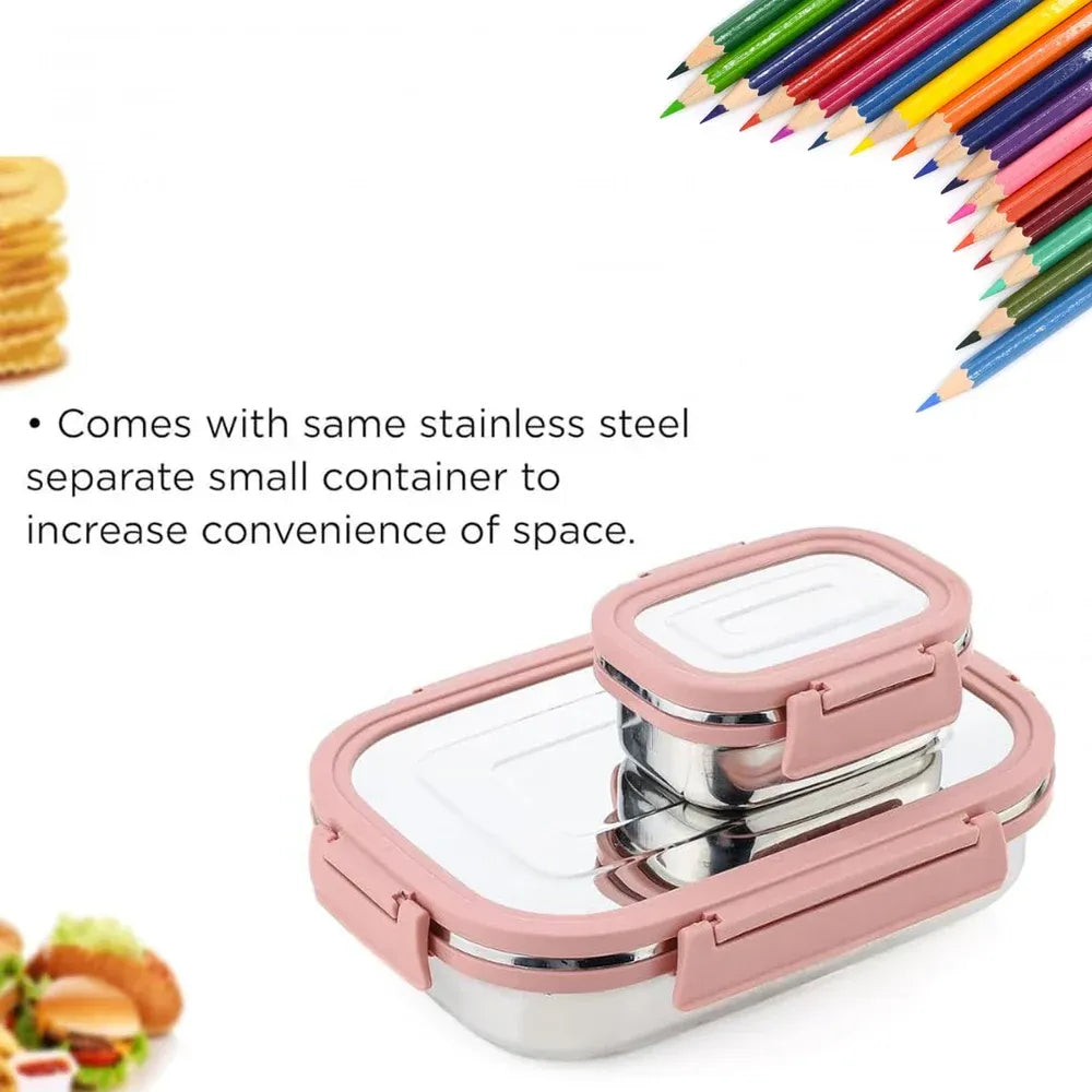 Leak-proof stainless steel lunch box - home & kitchen
