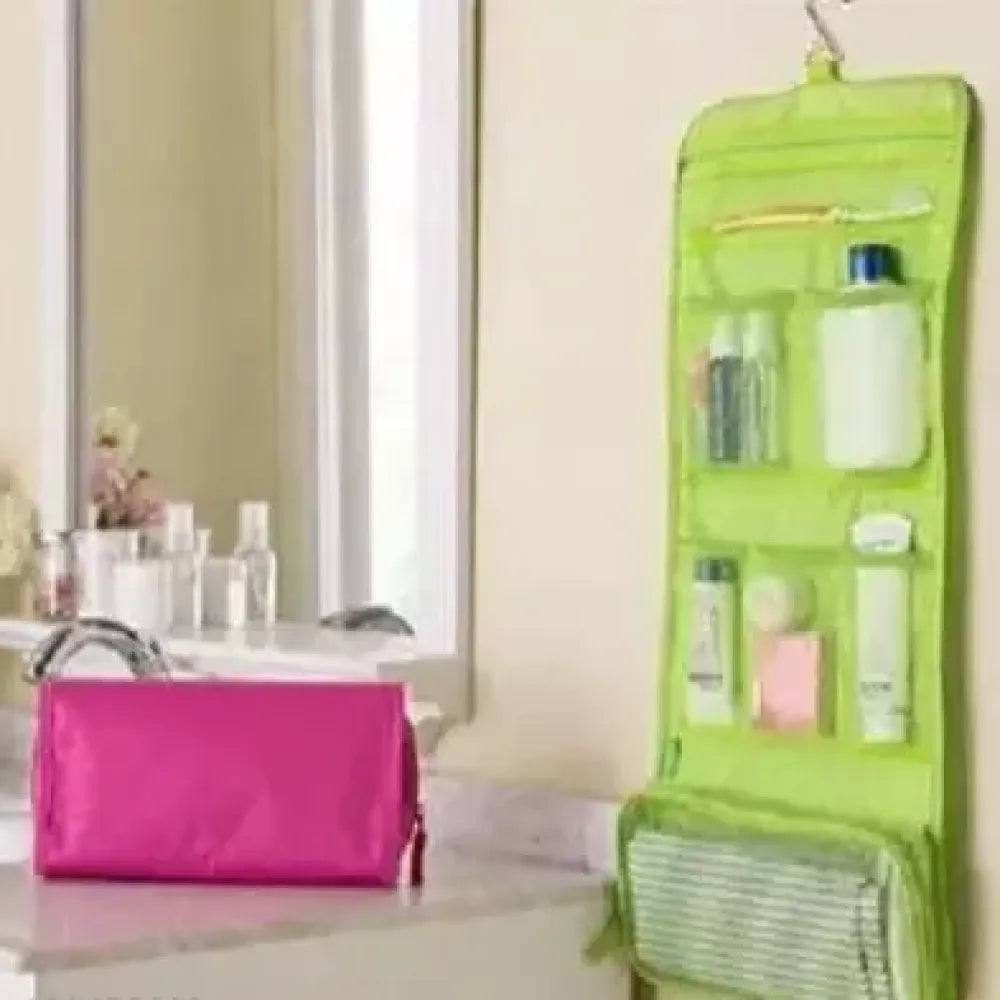 Leak-proof travel makeup organizer - home essentials