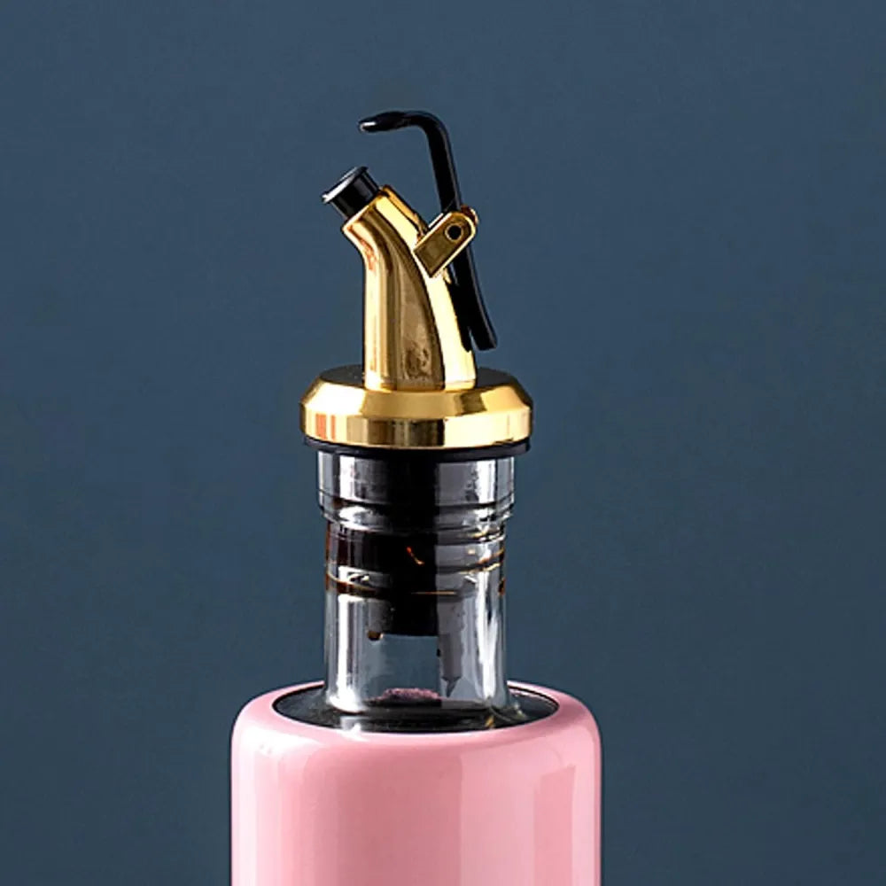 Leakproof glass oil dispenser - home & kitchen