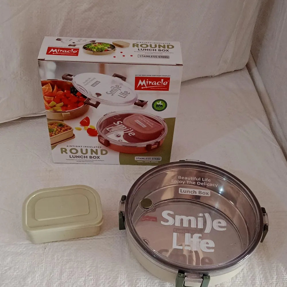 Leakproof stainless steel lunch box - home & kitchen