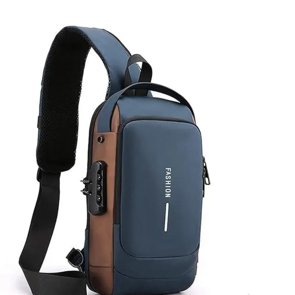Leather sling bag