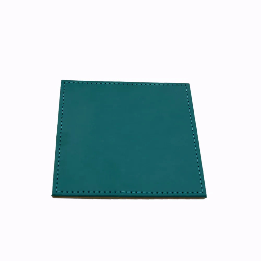 Leather square tea coaster - home improvement