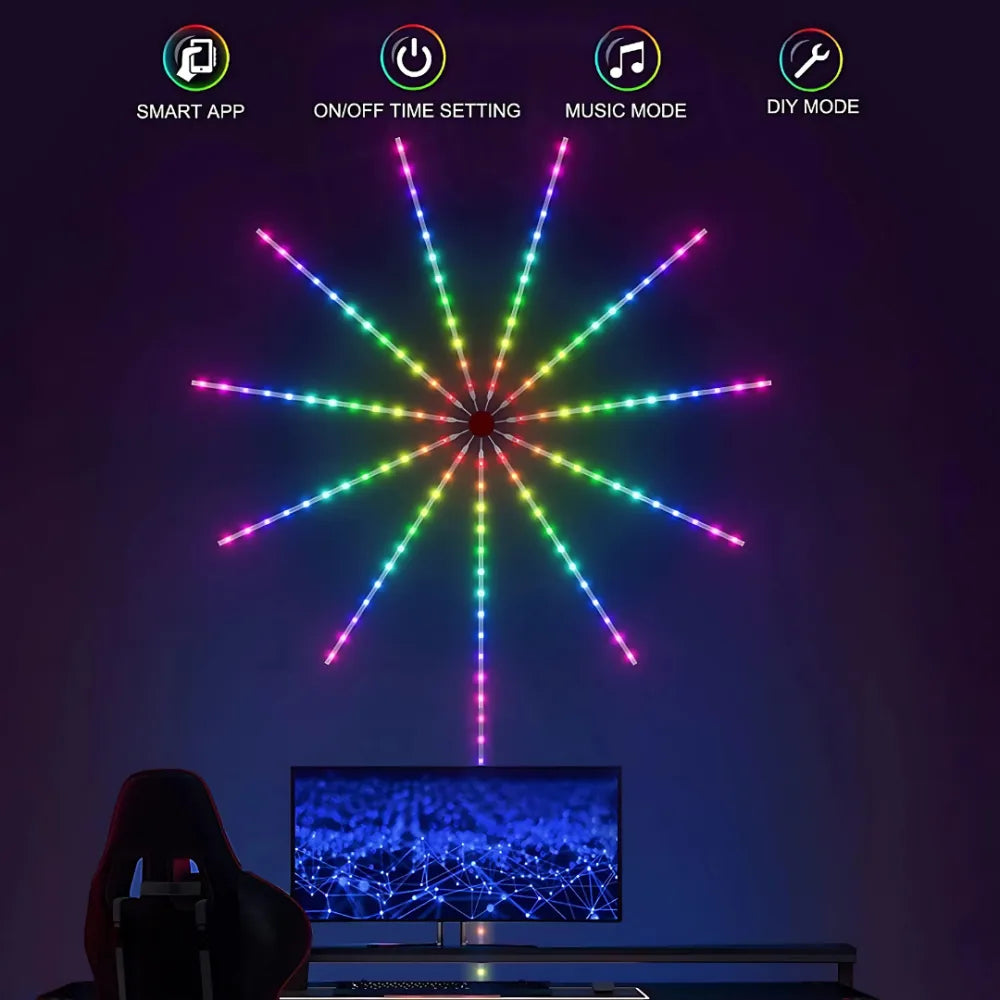 Led fireworks light