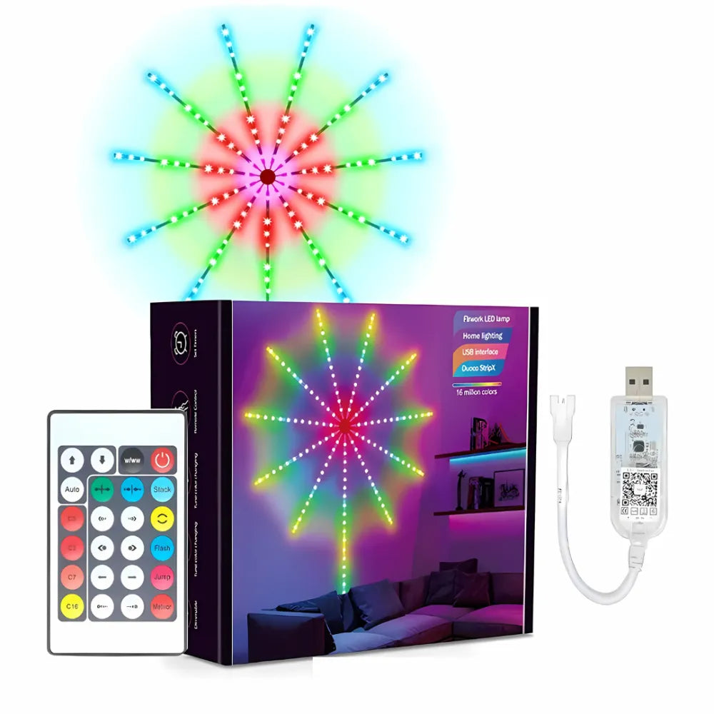 Led fireworks light