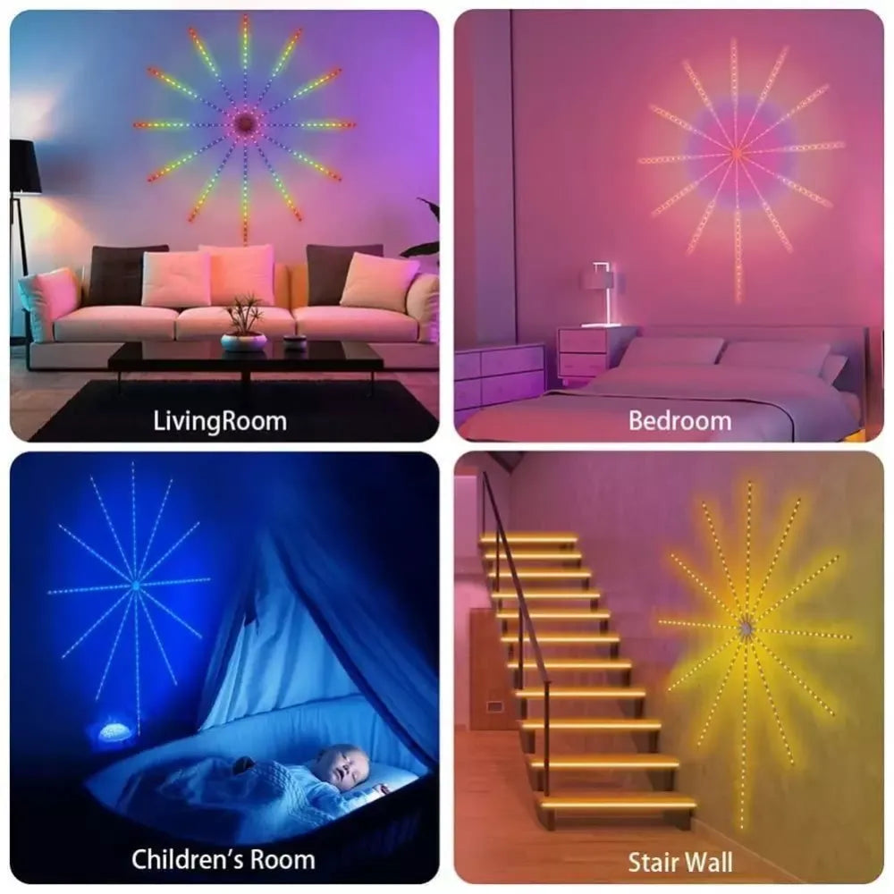 Led fireworks light - home essentials