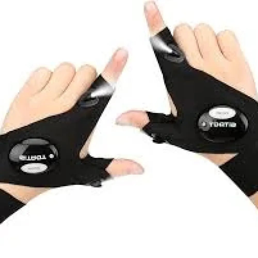 Led flashlight work gloves - home improvement