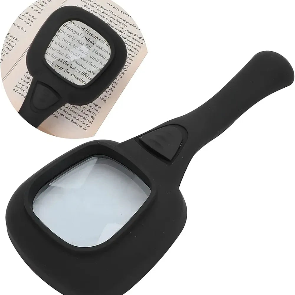 Led illuminated magnifying glass - home improvement