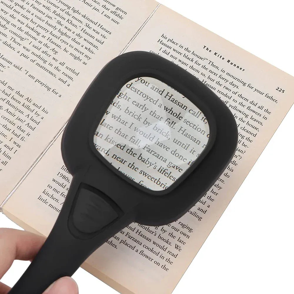 Led illuminated magnifying glass - home improvement