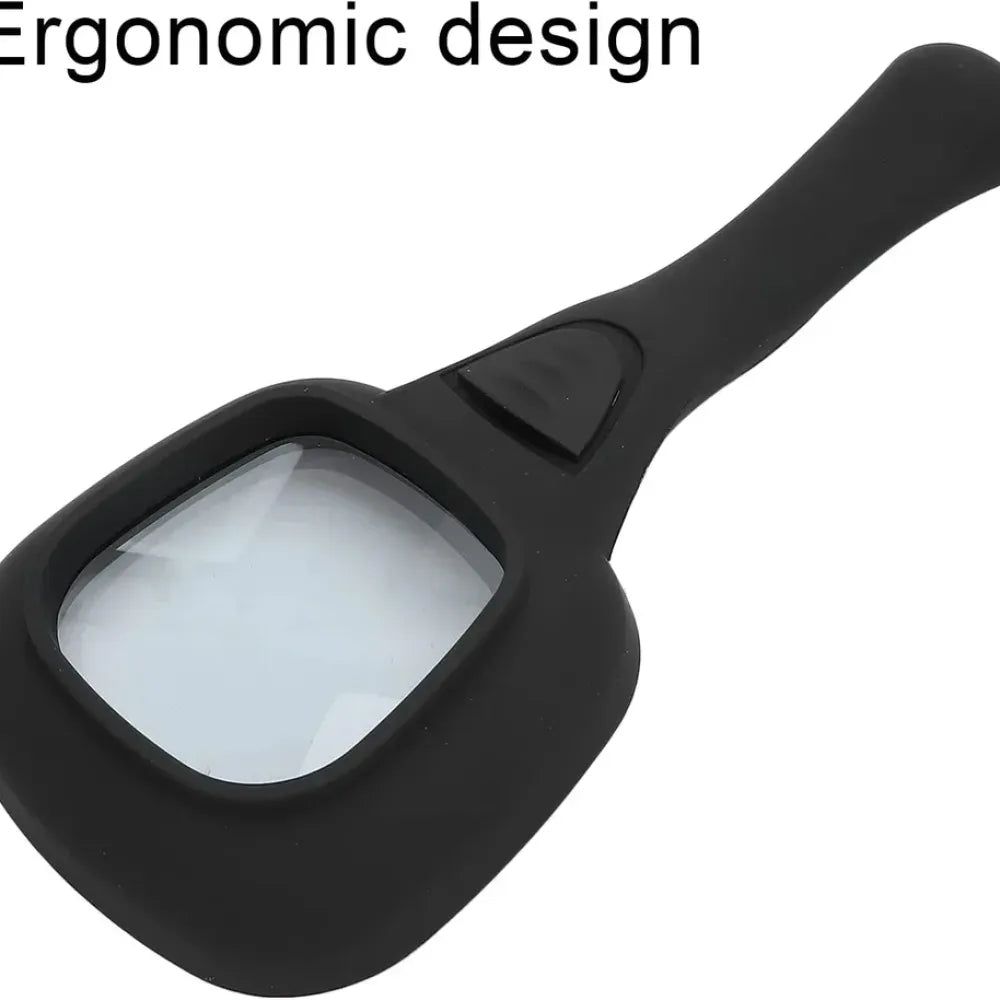 Led illuminated magnifying glass - home improvement