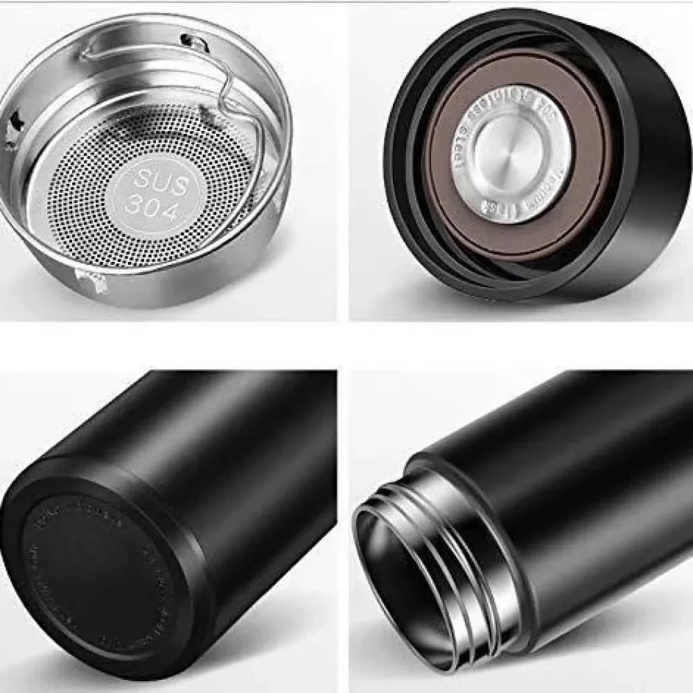 Led temperature display flask
