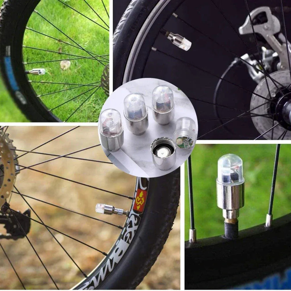 Led valve cap lights - automotive