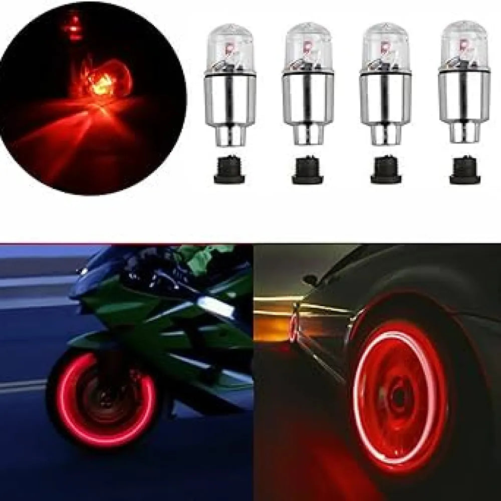 Led valve cap lights - automotive