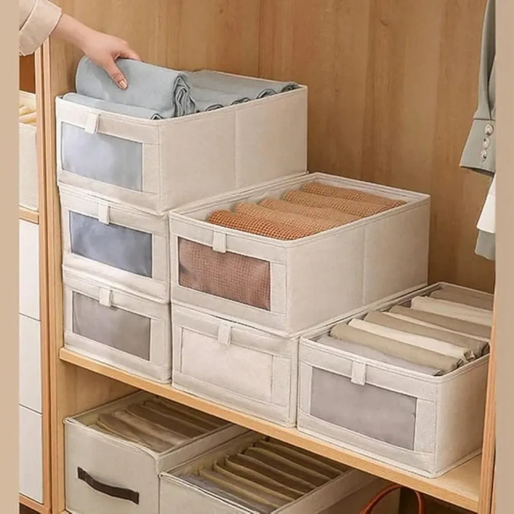 Linen storage box – pack of 2
