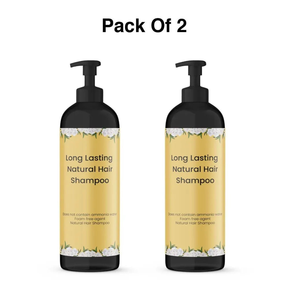 Long lasting natural hair dye shampoo 100ml (pack of 2)