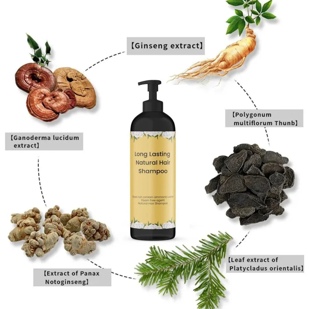 Long lasting natural hair dye shampoo 100ml (pack of 2)