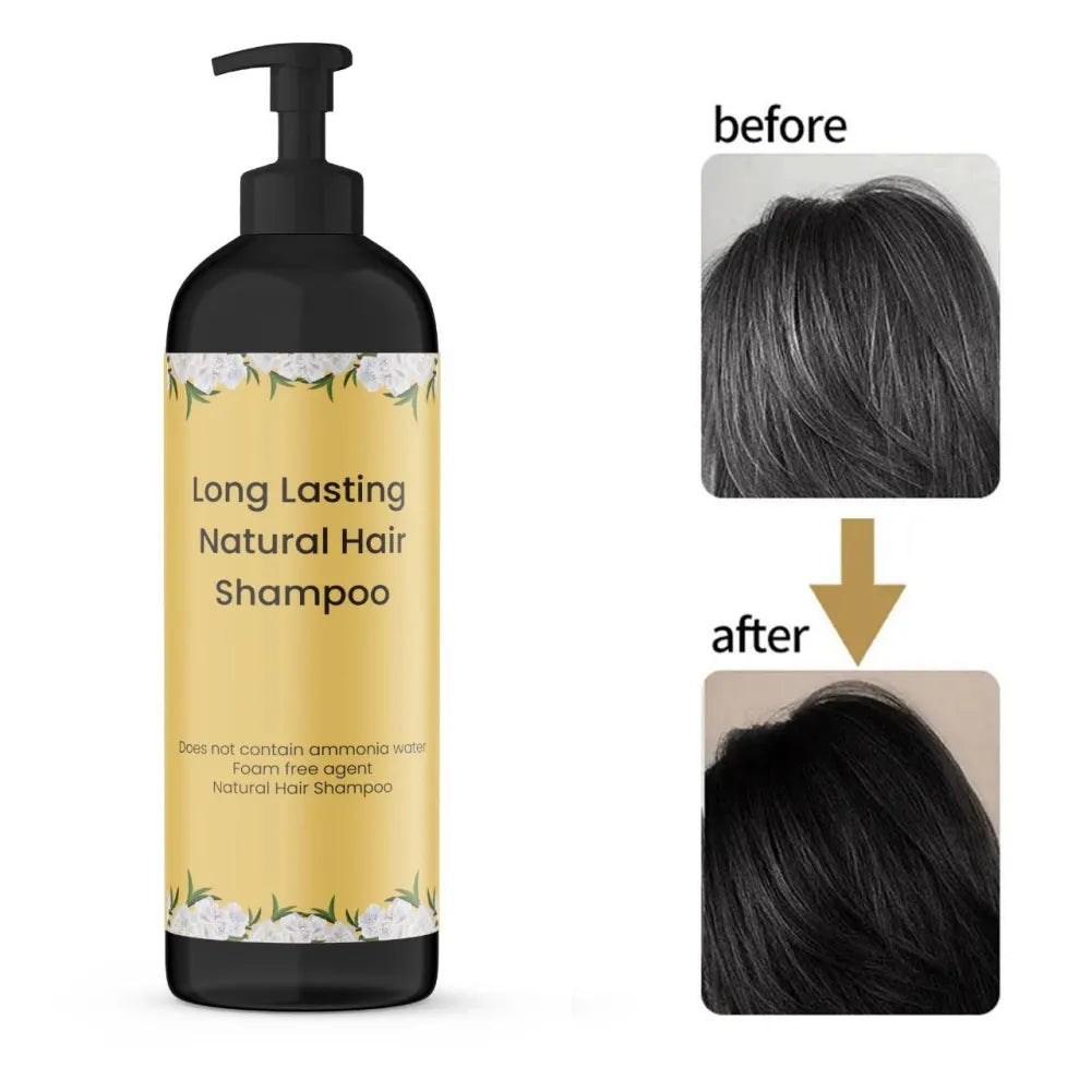 Long lasting natural hair dye shampoo 100ml (pack of 2)