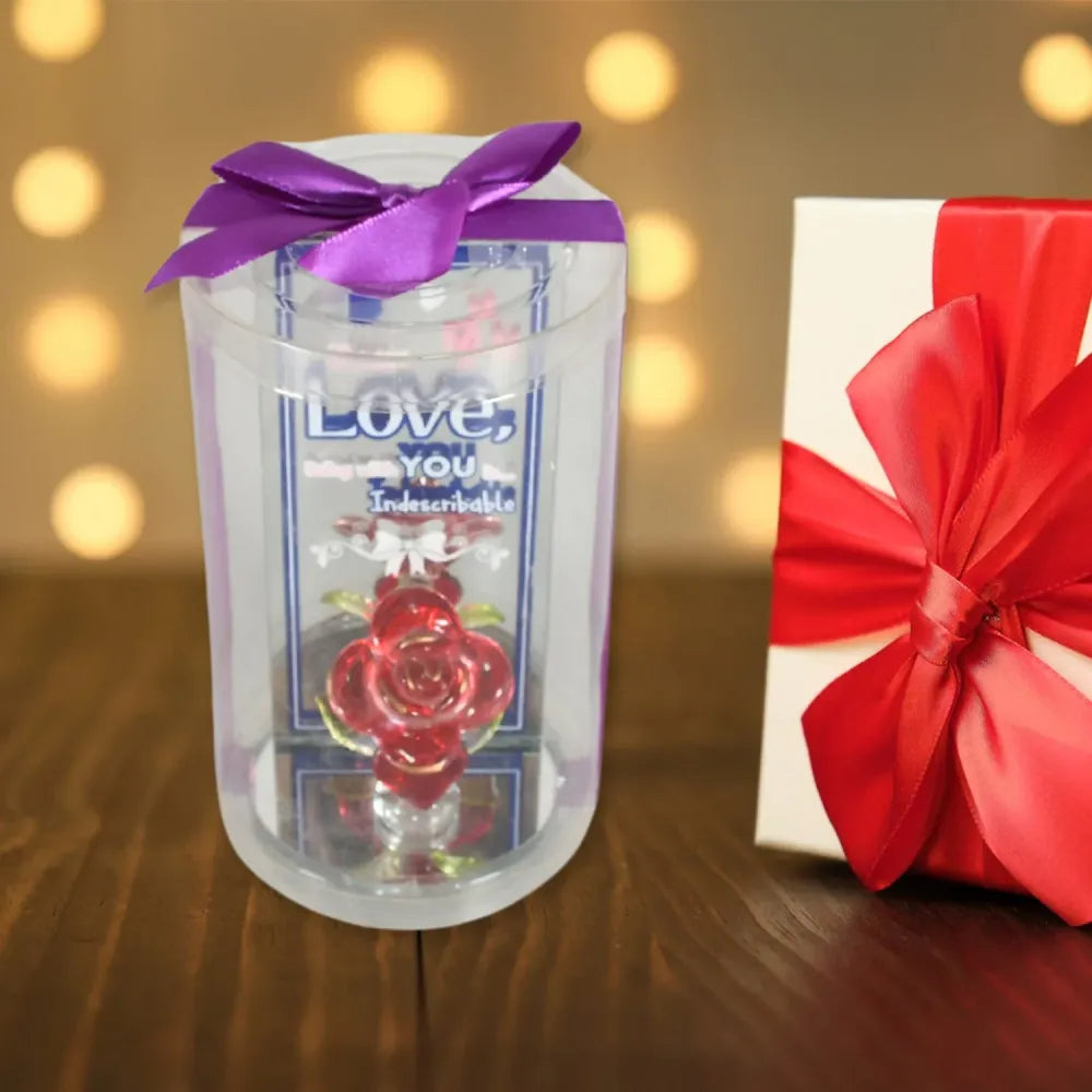 Lovely rose love showpiece – 1 pc - home improvement