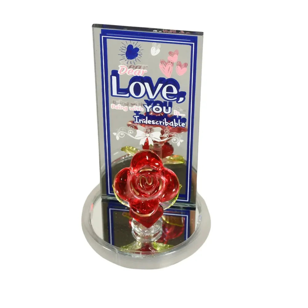 Lovely rose love showpiece – 1 pc - home improvement
