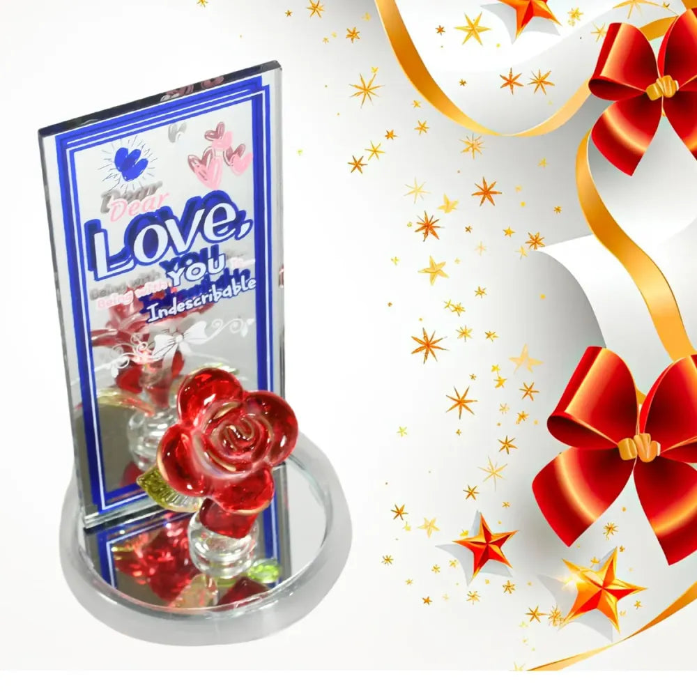 Lovely rose love showpiece – 1 pc - home improvement